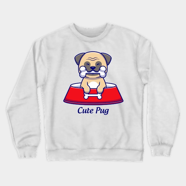 Cute pug lover Crewneck Sweatshirt by This is store